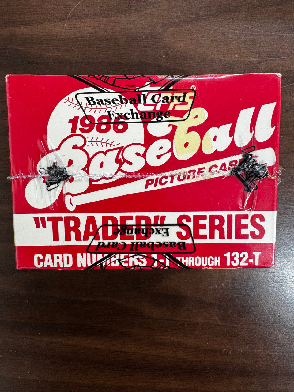 1986 Topps Baseball Traded Set BBCE Wrapped Sealed