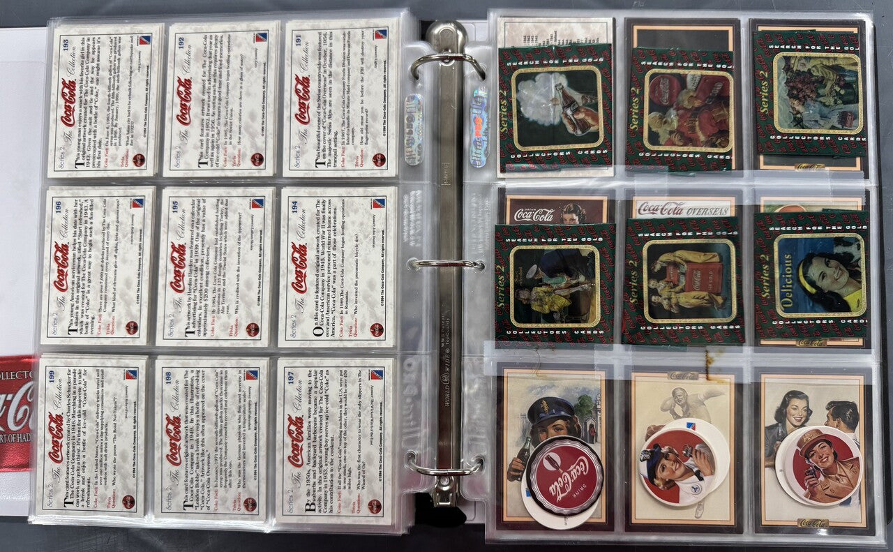 1993-99 Collect-A-Card/Comic Images Coca-Cola Complete Card Sets.
