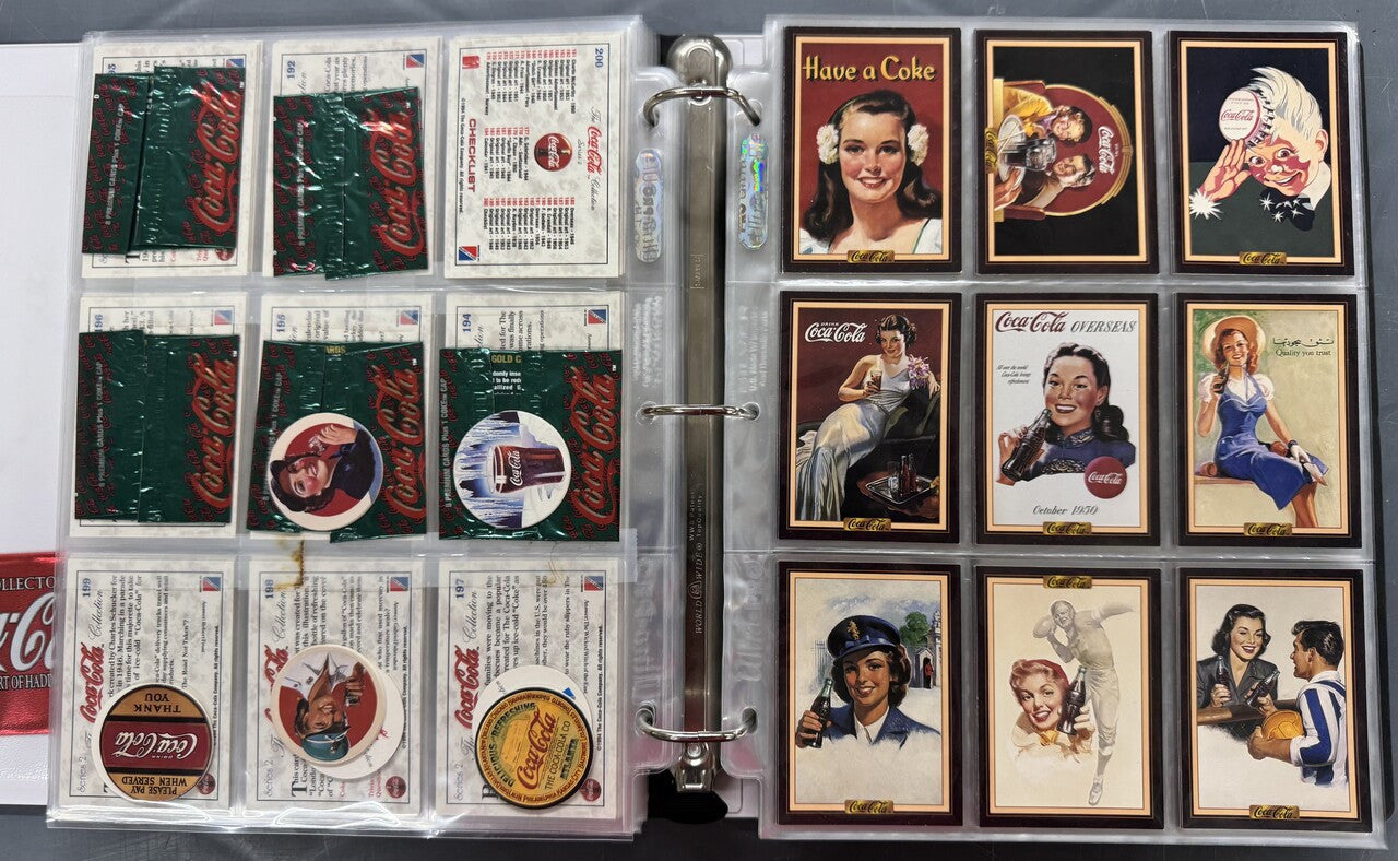 1993-99 Collect-A-Card/Comic Images Coca-Cola Complete Card Sets.