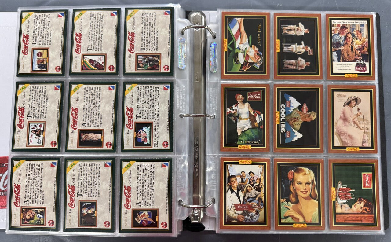 1993-99 Collect-A-Card/Comic Images Coca-Cola Complete Card Sets.