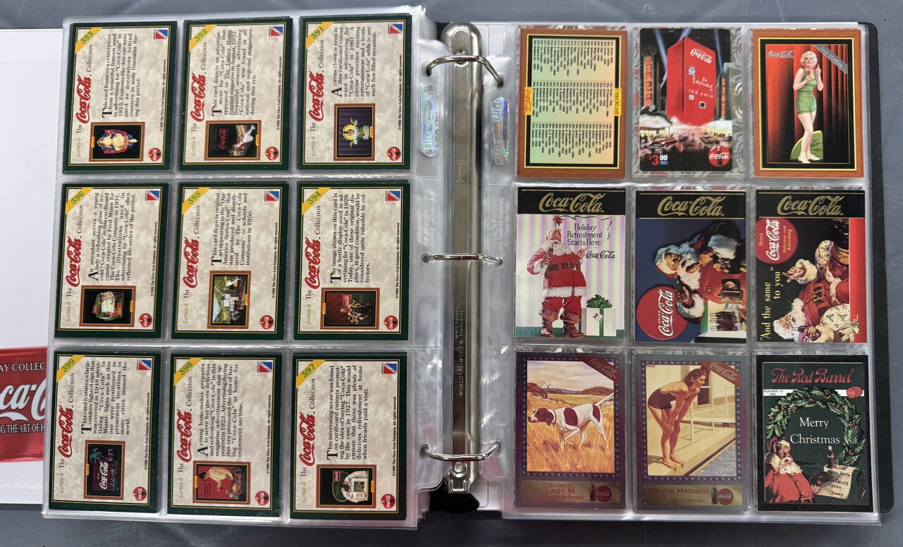 1993-99 Collect-A-Card/Comic Images Coca-Cola Complete Card Sets.