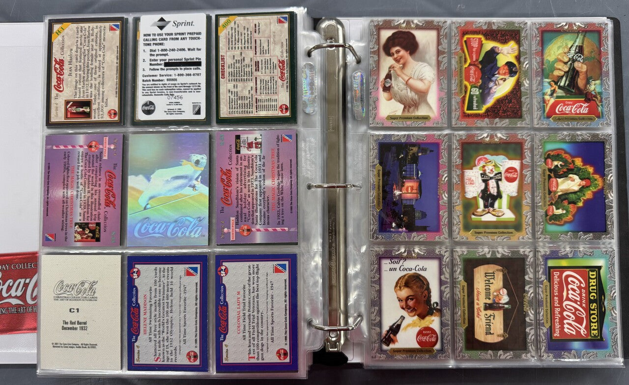 1993-99 Collect-A-Card/Comic Images Coca-Cola Complete Card Sets.