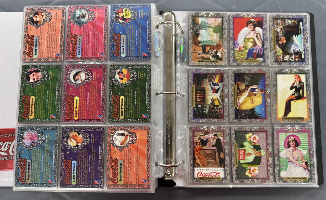 1993-99 Collect-A-Card/Comic Images Coca-Cola Complete Card Sets.