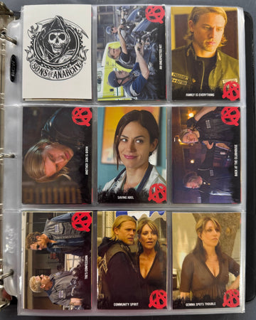 2014-15 Cryptozoic Sons of Anarchy Seasons 1-7 Complete Card Sets W/ Inserts