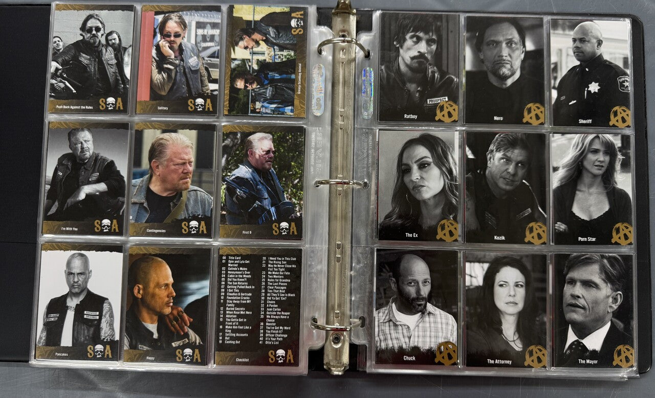 2014-15 Cryptozoic Sons of Anarchy Seasons 1-7 Complete Card Sets W/ Inserts