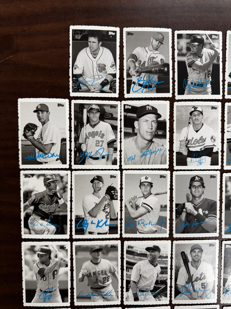 2014 Topps Archives 1969 Topps Deckle Edge Minis Complete Set (40)