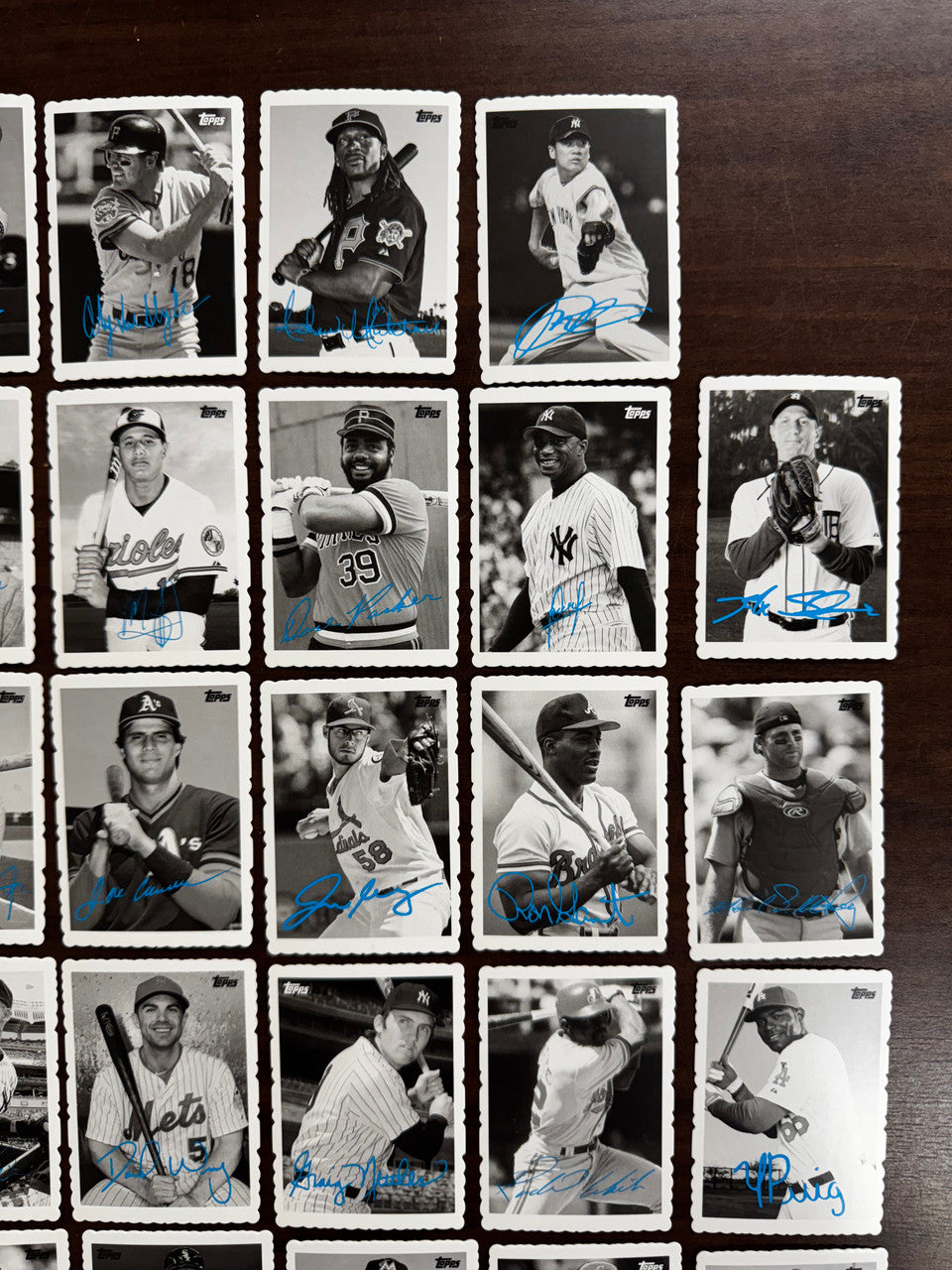 2014 Topps Archives 1969 Topps Deckle Edge Minis Complete Set (40)
