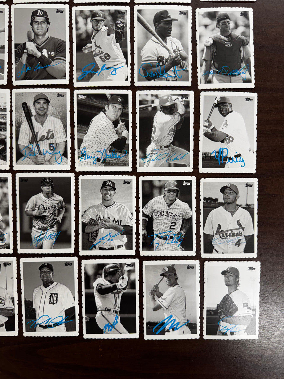2014 Topps Archives 1969 Topps Deckle Edge Minis Complete Set (40)