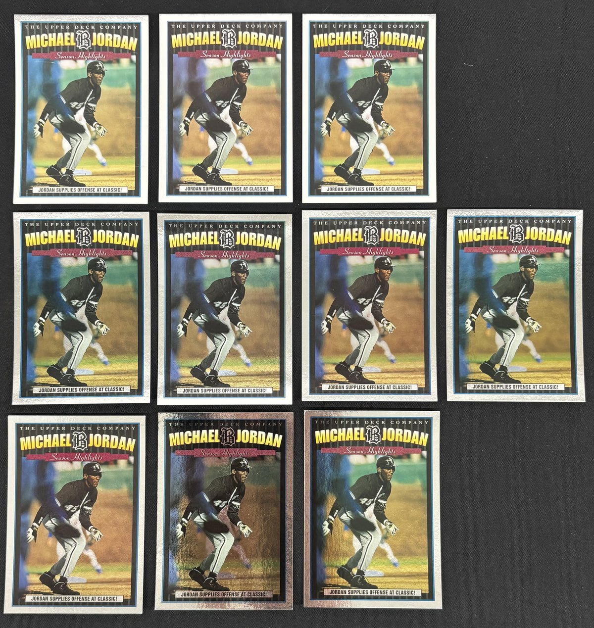 1994 Upper Deck Michael Jordan Season Highlights #MJ-2 (Lot Of 10)