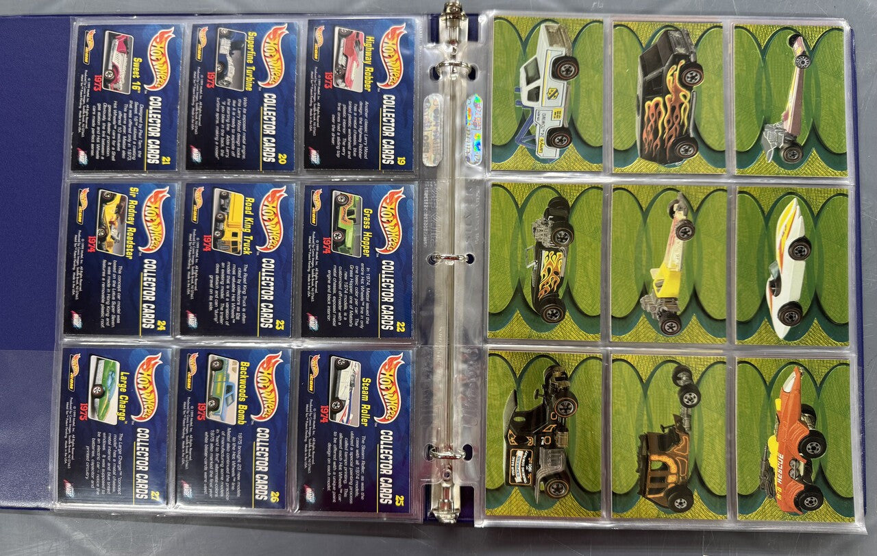 1999 Comic Images Mattel Hot Wheels Complete Collector Card Set