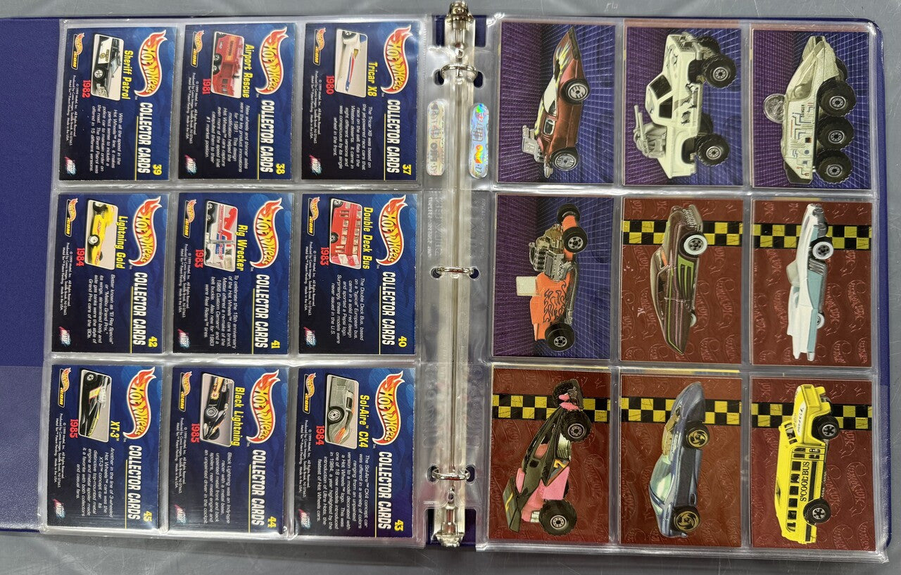 1999 Comic Images Mattel Hot Wheels Complete Collector Card Set