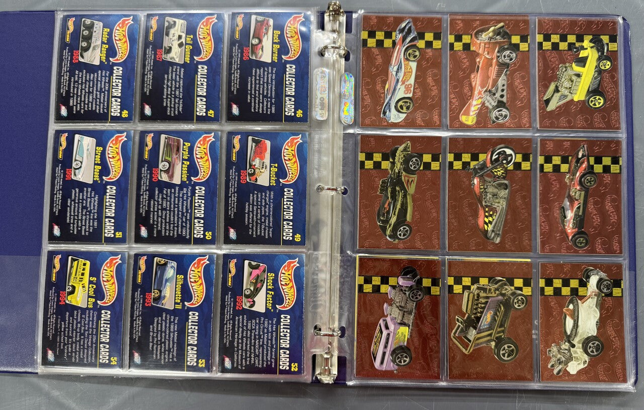 1999 Comic Images Mattel Hot Wheels Complete Collector Card Set