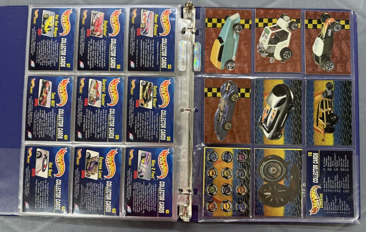 1999 Comic Images Mattel Hot Wheels Complete Collector Card Set