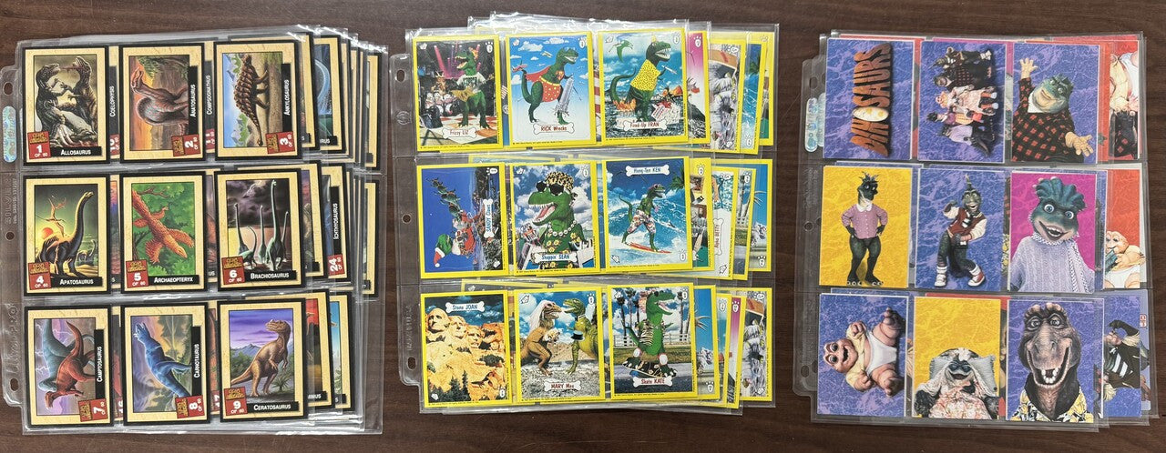 Dinosaurs Complete Card Sets, Wacko-Saurs, Dinosaurs TV Show