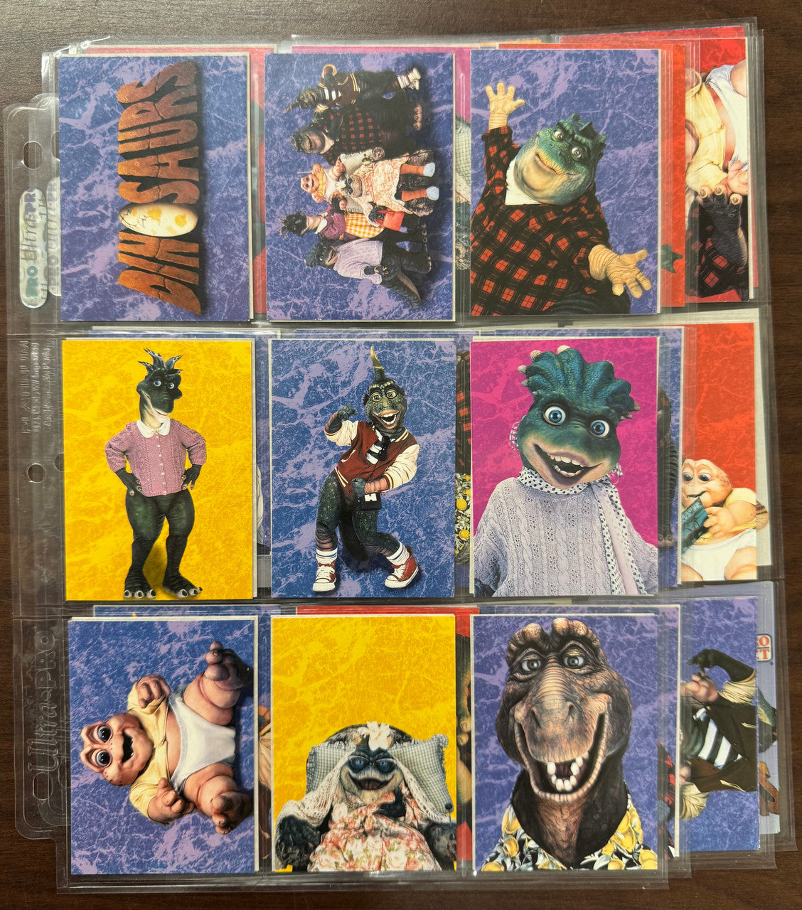 Dinosaurs Complete Card Sets, Wacko-Saurs, Dinosaurs TV Show