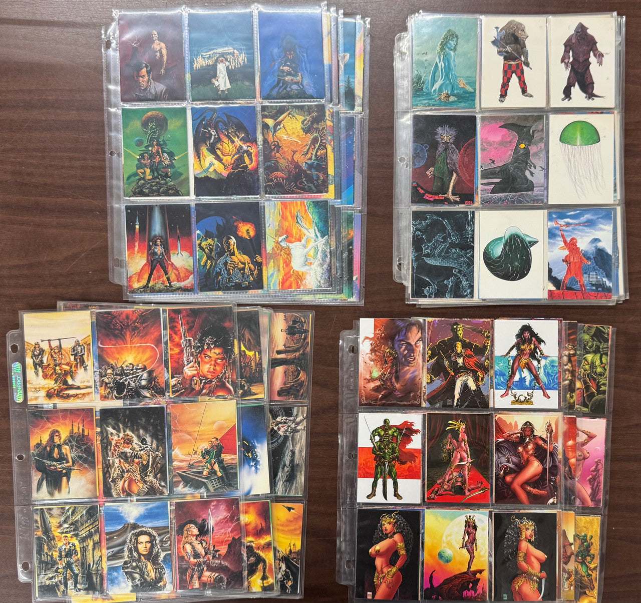 Space Fantasy Art Complete Collector Card Sets, Warlord of Mars, Wayne Barlowe
