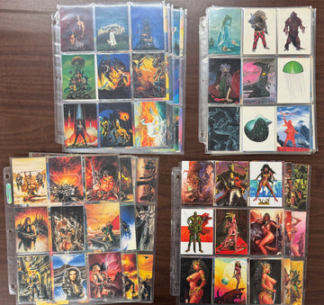 Space Fantasy Art Complete Collector Card Sets, Warlord of Mars, Wayne Barlowe