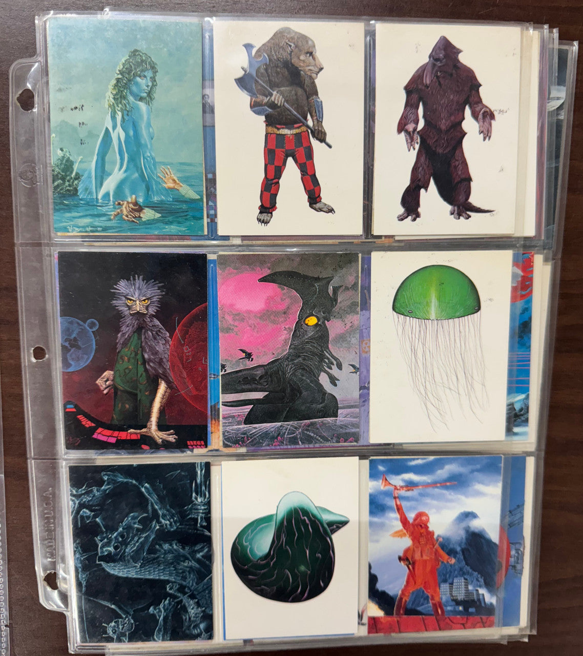 Space Fantasy Art Complete Collector Card Sets, Warlord of Mars, Wayne Barlowe