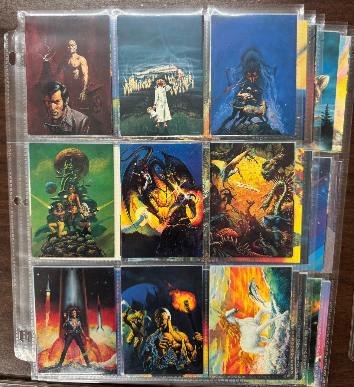 Space Fantasy Art Complete Collector Card Sets, Warlord of Mars, Wayne Barlowe