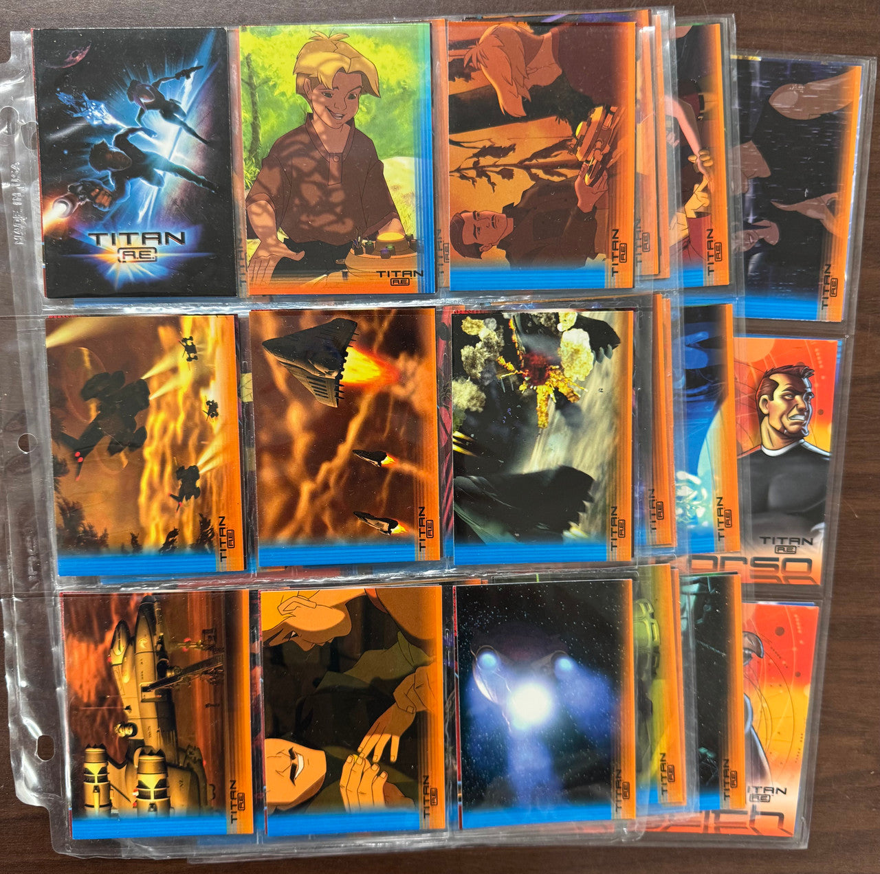 Animated Action Complete Collector Card Sets, Plasm, Hellboy, Titan AE