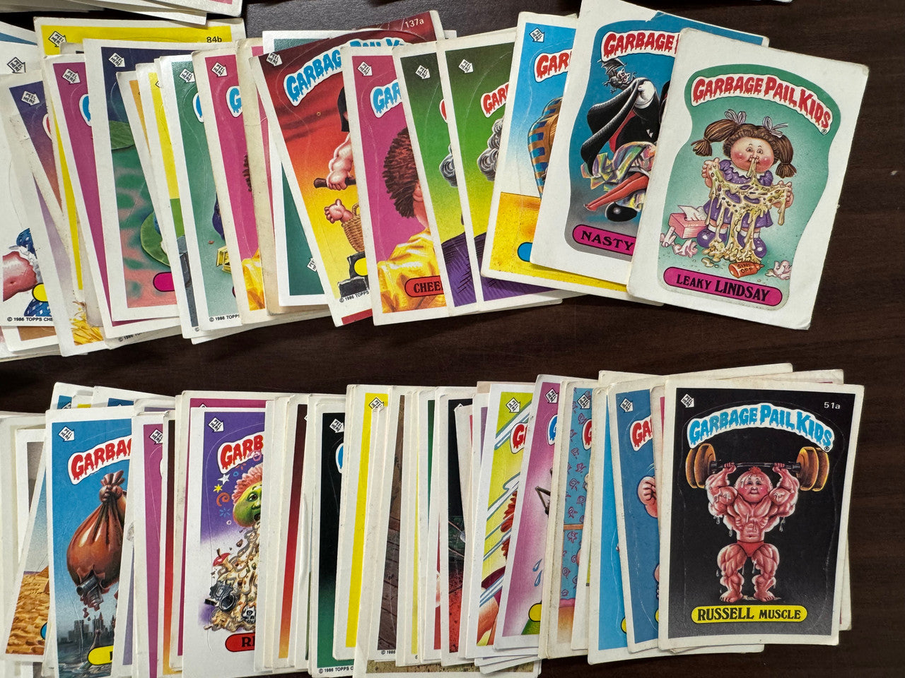 1985-87 Topps Garbage Pail Kids GPK Series 1-11 Card Sticker Lot