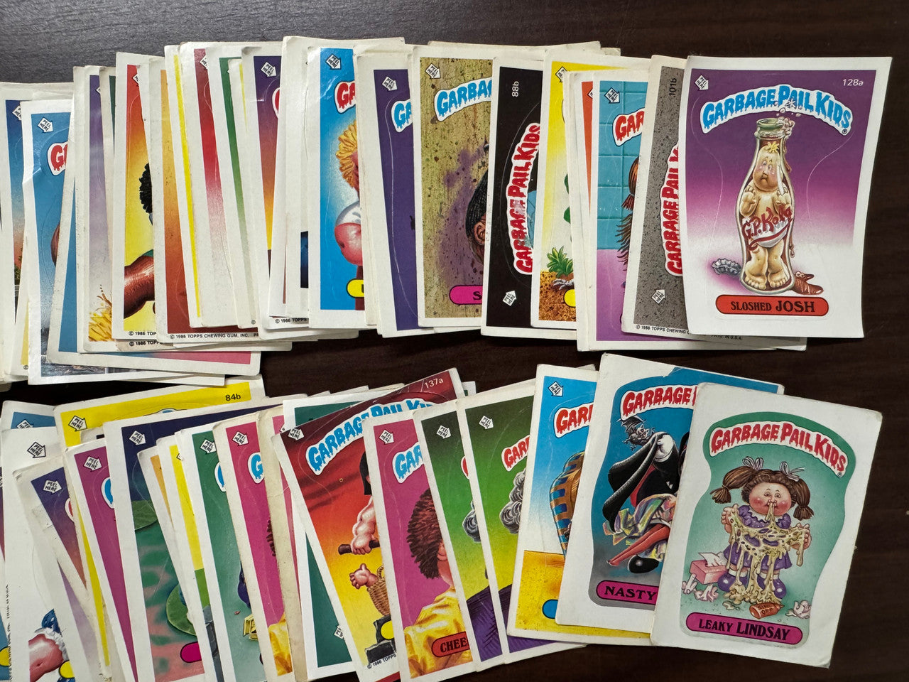 1985-87 Topps Garbage Pail Kids GPK Series 1-11 Card Sticker Lot