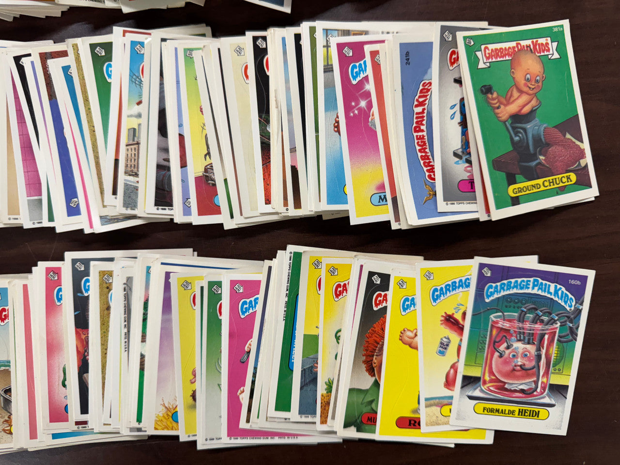 1986-87 Topps Garbage Pail Kids GPK Series 3-11 Card Sticker Lot