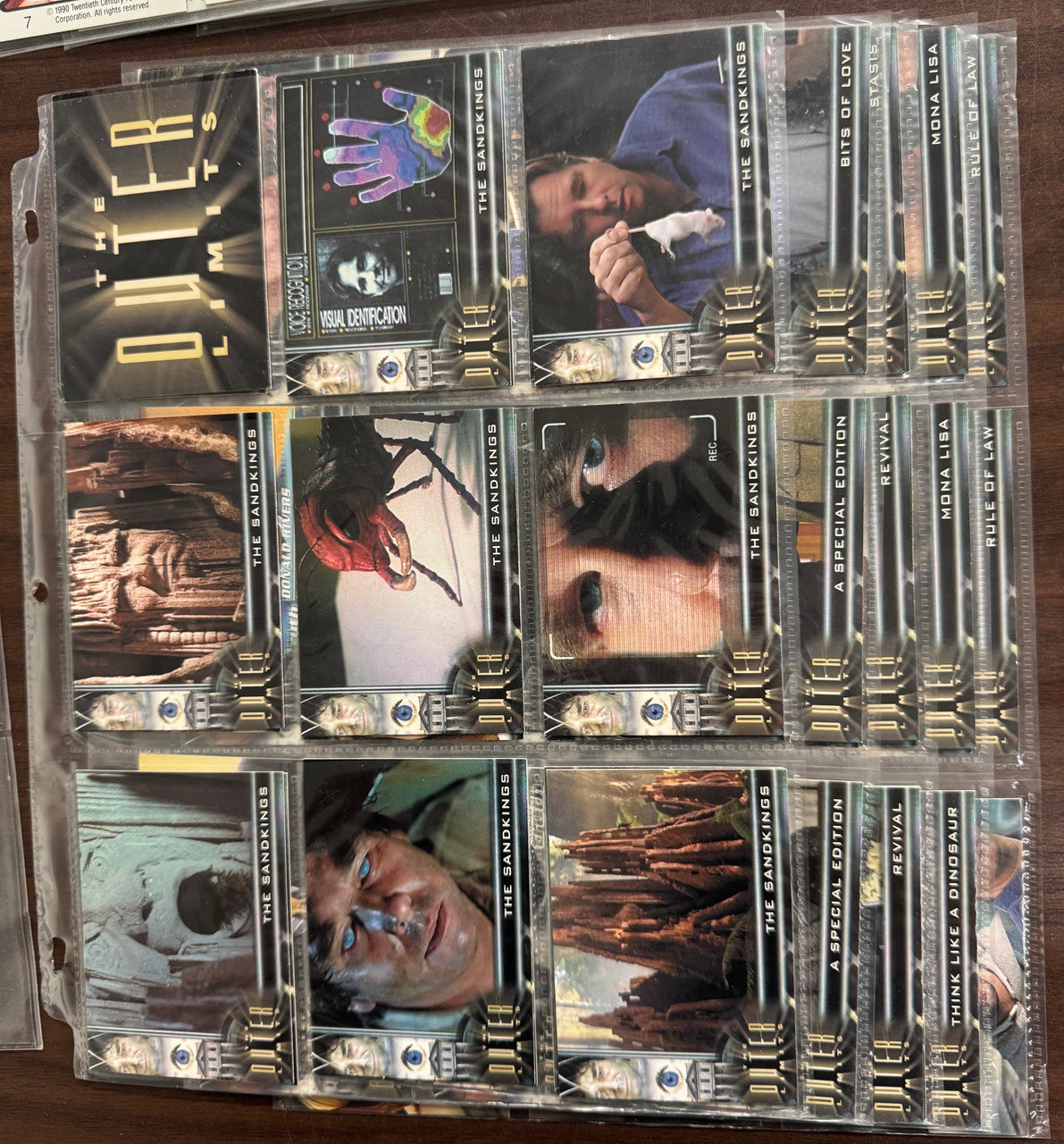 Alien Sci-fi Complete Collector Card Sets, Picard, Alien Nation, Outer Limits