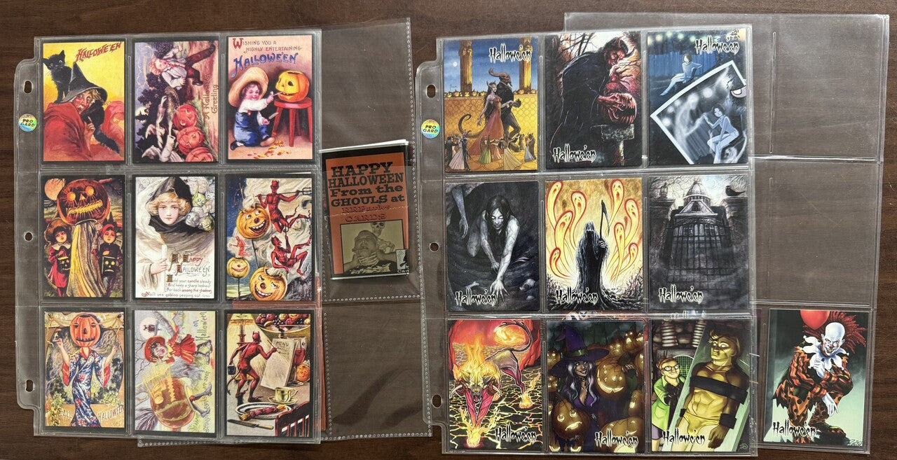 Spooky Halloween Complete Collector Card Sets, Bates Motel, Real Monsters