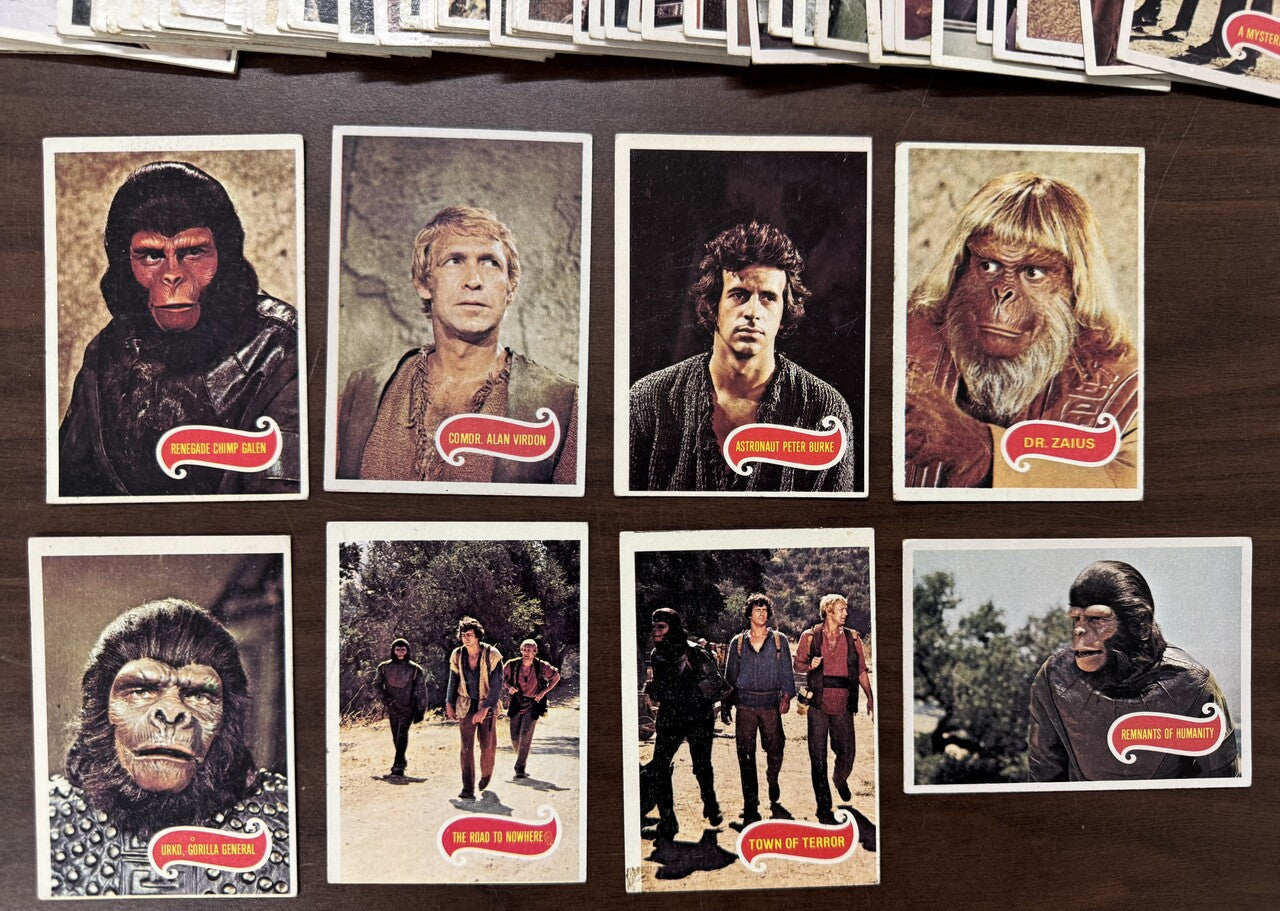 1975 Topps Planet of the Apes Complete Card Set Good