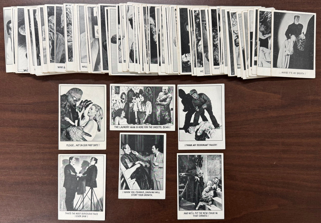 1973 Topps You'll Die Laughing Series 1-2 Partial Card Set (112/128) Good