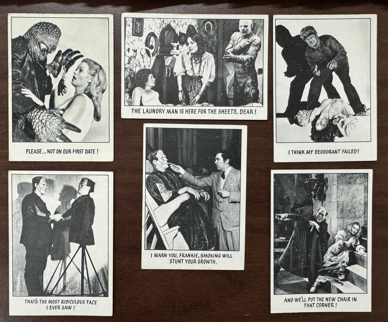 1973 Topps You'll Die Laughing Series 1-2 Partial Card Set (112/128) Good