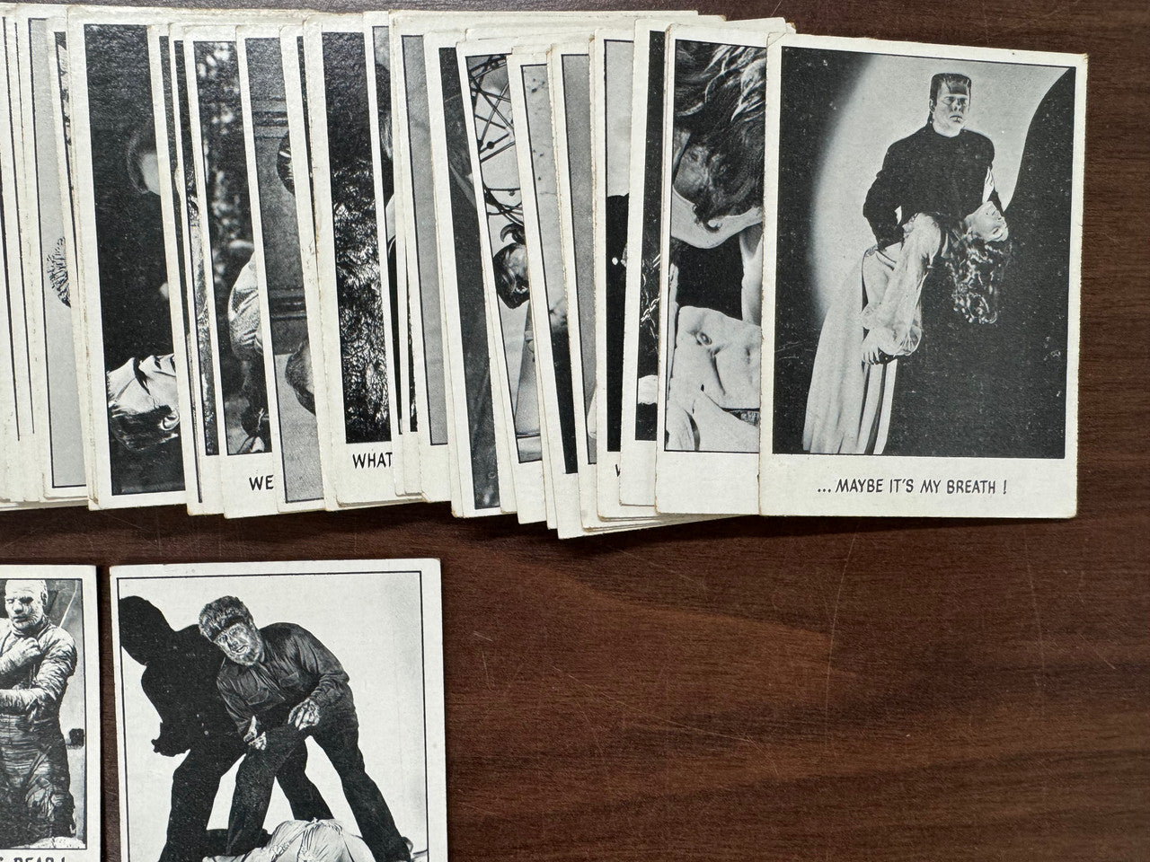 1973 Topps You'll Die Laughing Series 1-2 Partial Card Set (112/128) Good