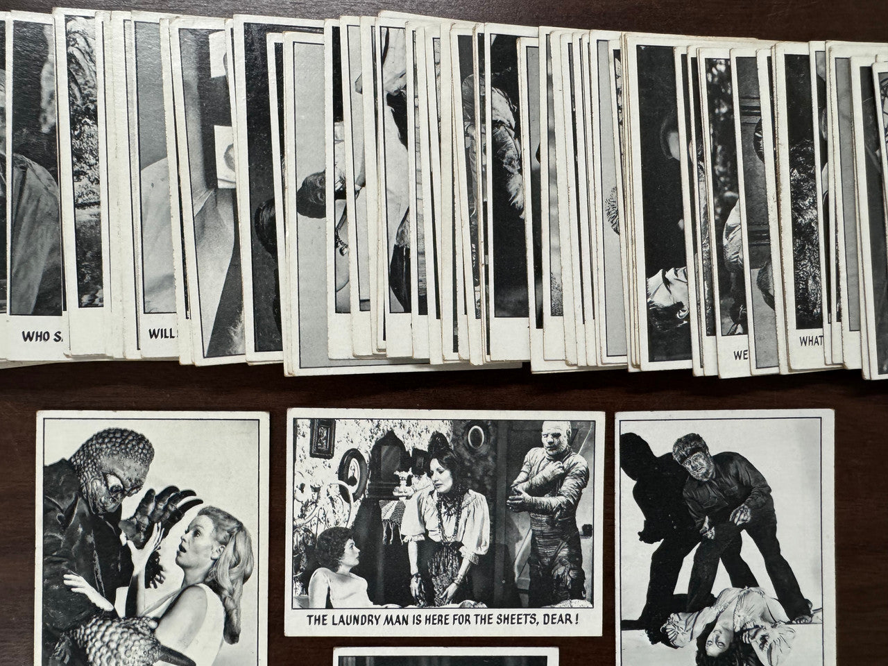 1973 Topps You'll Die Laughing Series 1-2 Partial Card Set (112/128) Good