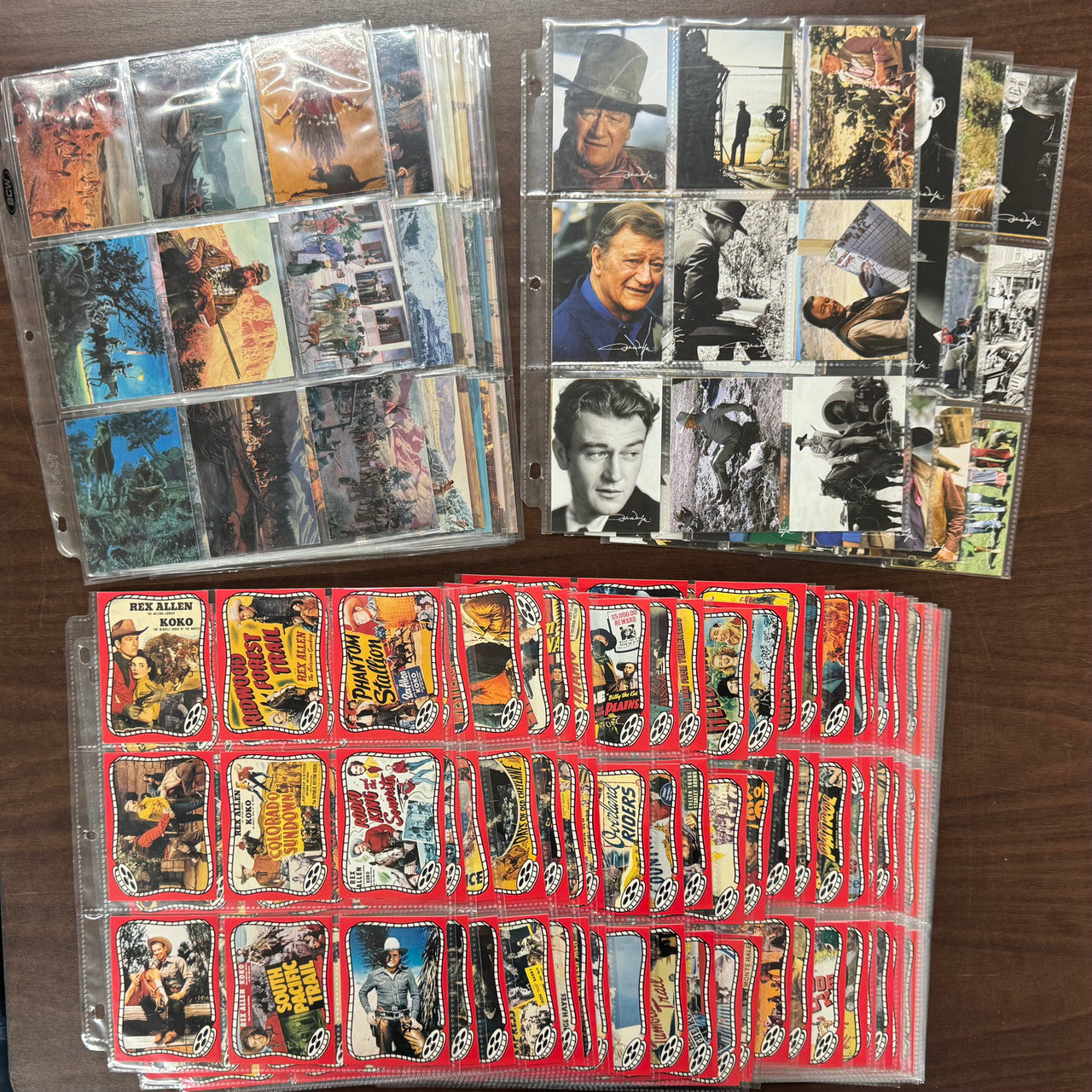 Wild West Complete Collector Card Sets, John Wayne, Native American