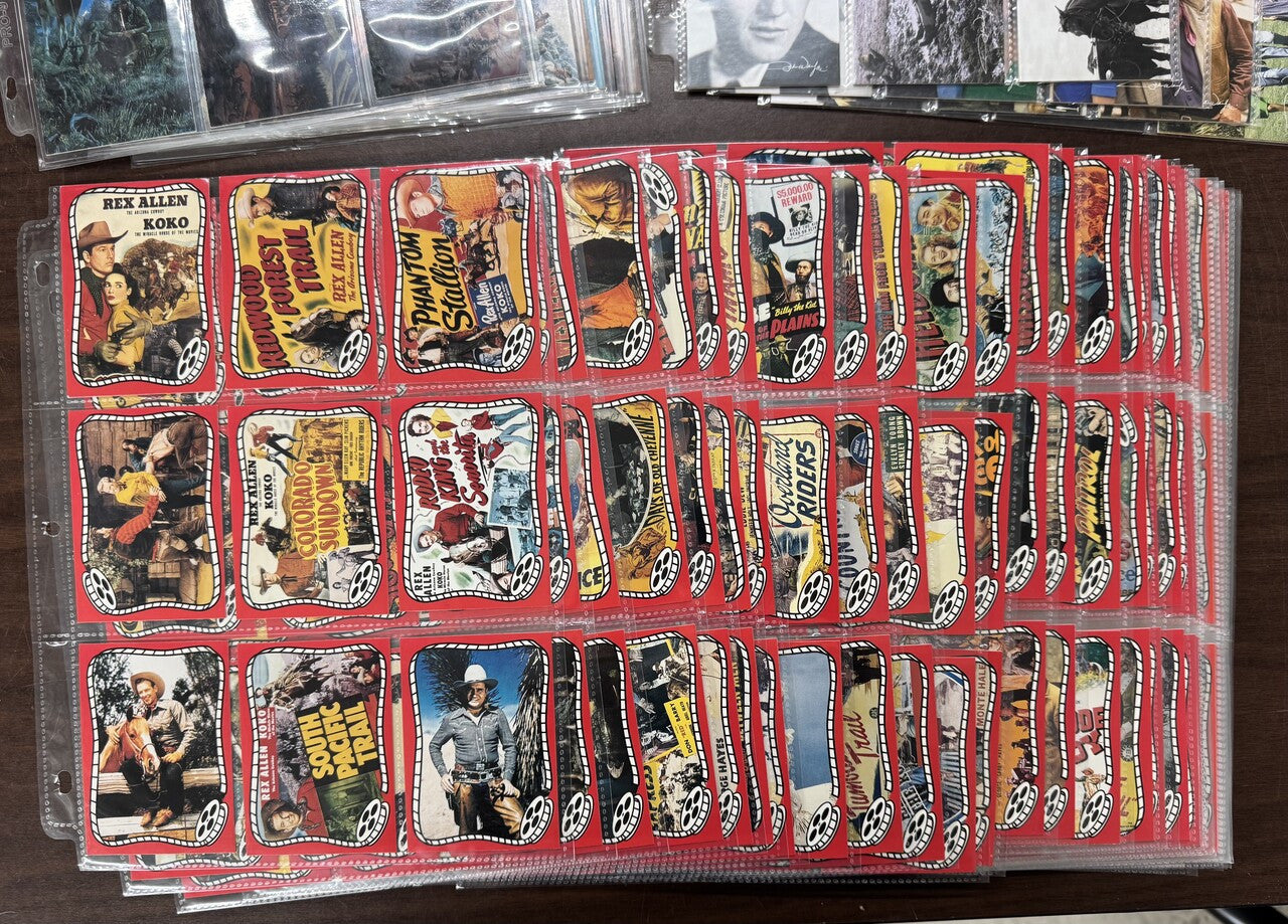 Wild West Complete Collector Card Sets, John Wayne, Native American