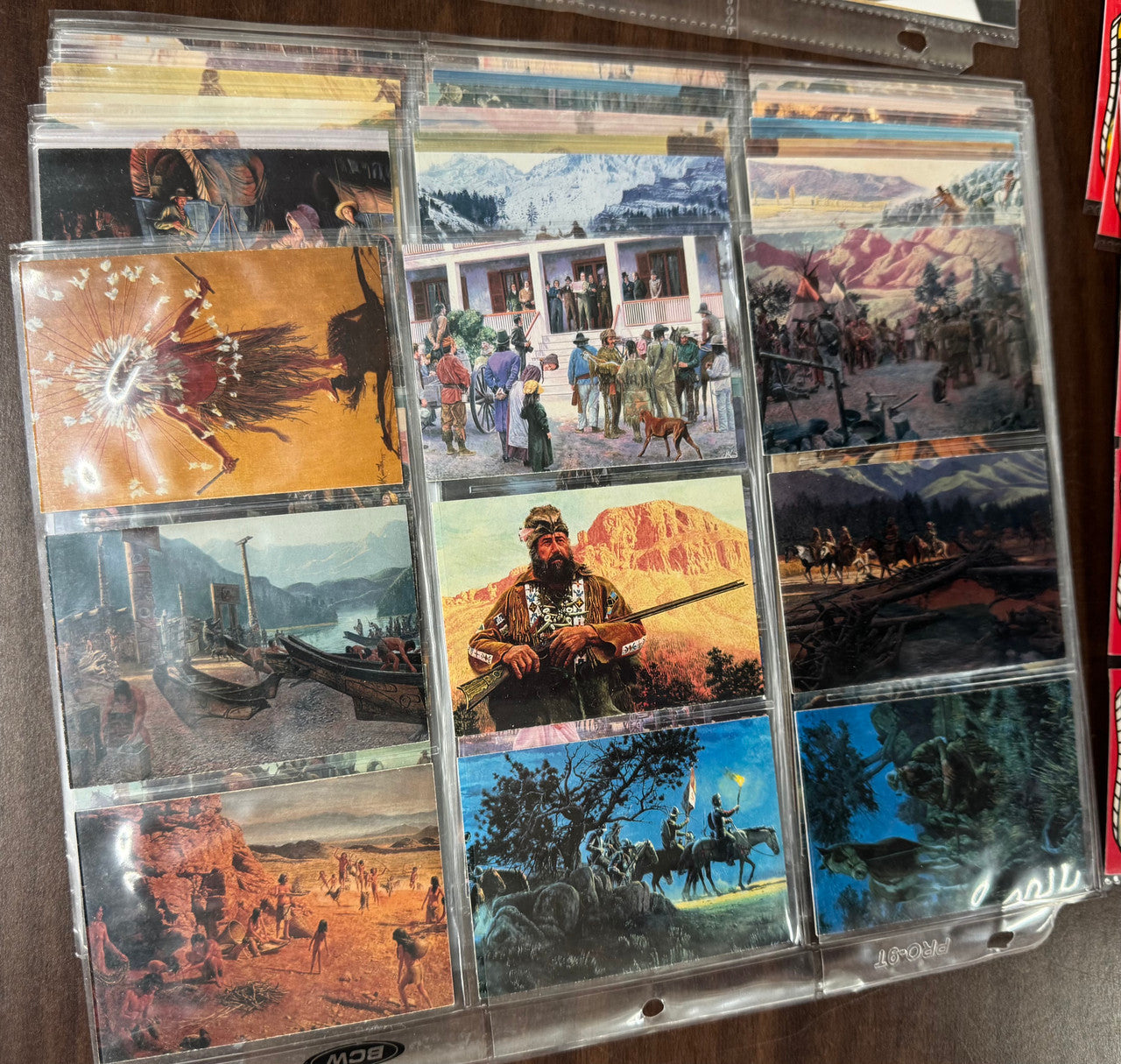 Wild West Complete Collector Card Sets, John Wayne, Native American