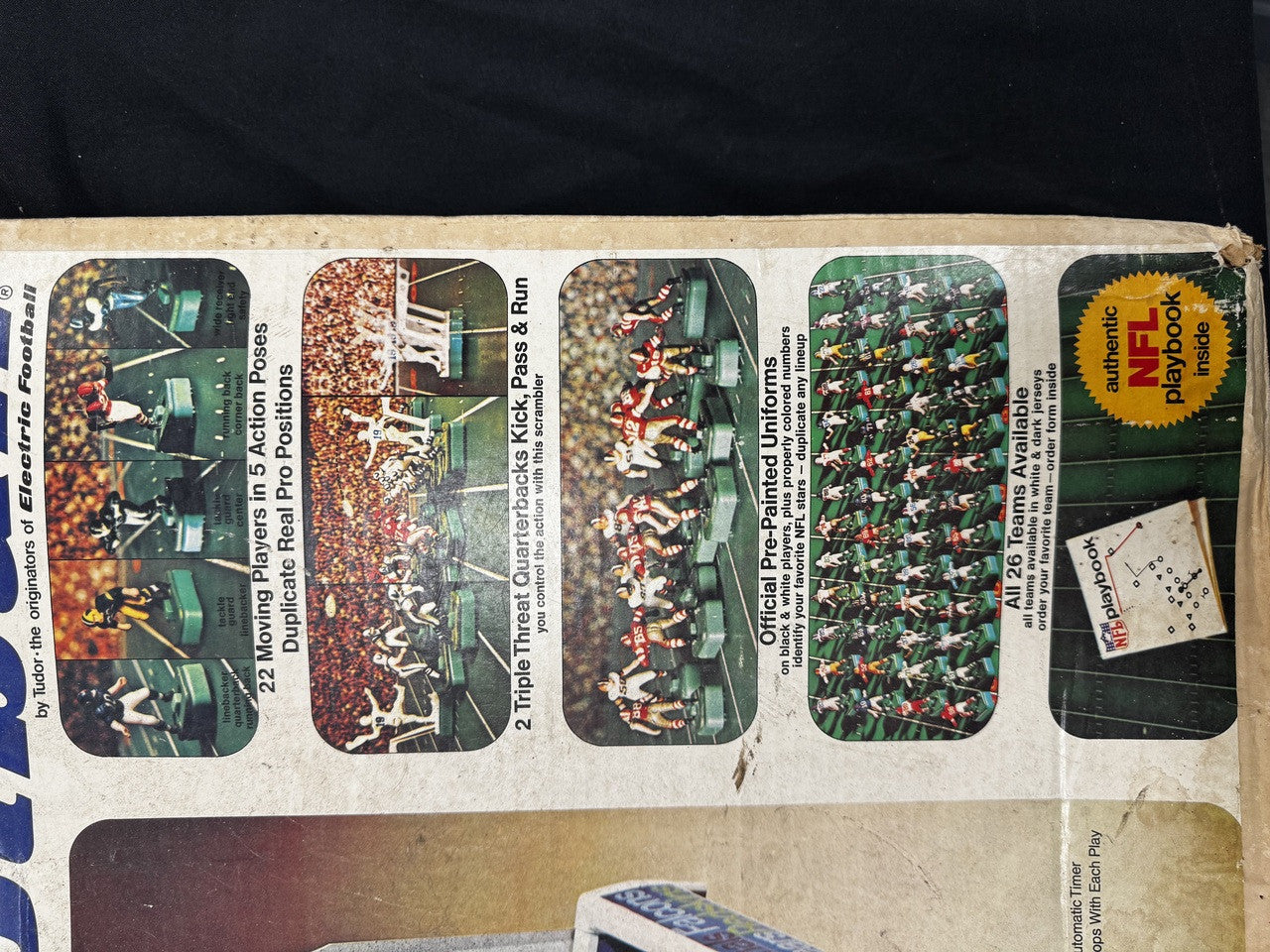 1970s Tudor NFL National Conference Electric Football Lions v Cowboys Model 650