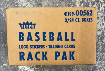 1988 Fleer Baseball Rack Pak Factory Sealed 3 Box Case