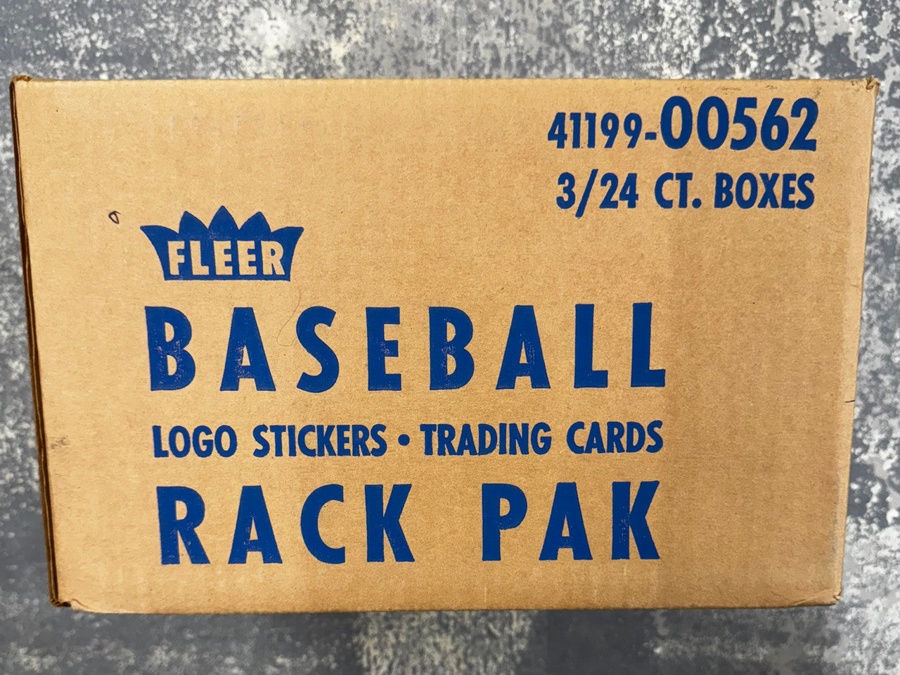 1988 Fleer Baseball Rack Pak Factory Sealed 3 Box Case