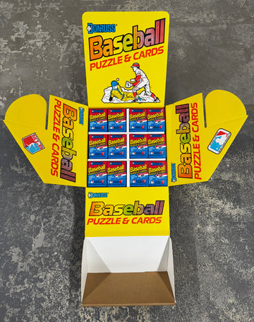 1989 Donruss Baseball Counter Display Box 216 Packs Factory Sealed