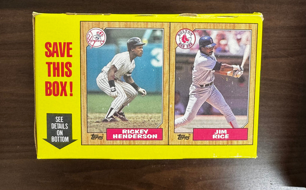 1987 Topps Baseball Wax Box 36 Factory Sealed Packs
