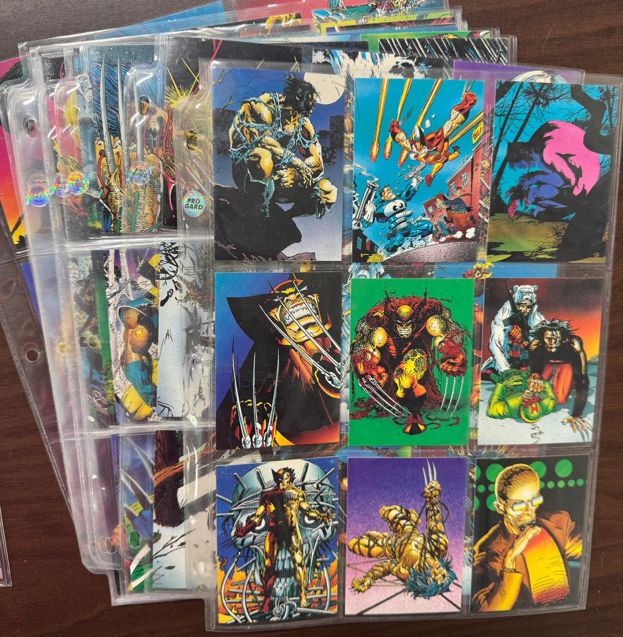 Marvel Universe Collector Card Complete Sets, Spider-Man, Wolverine, Holo, Foil