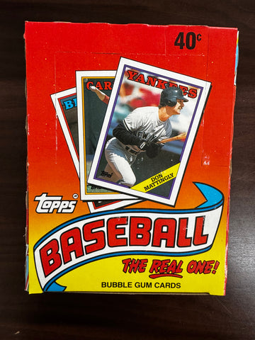 1988 Topps Baseball Wax Box 36 Factory Sealed Packs