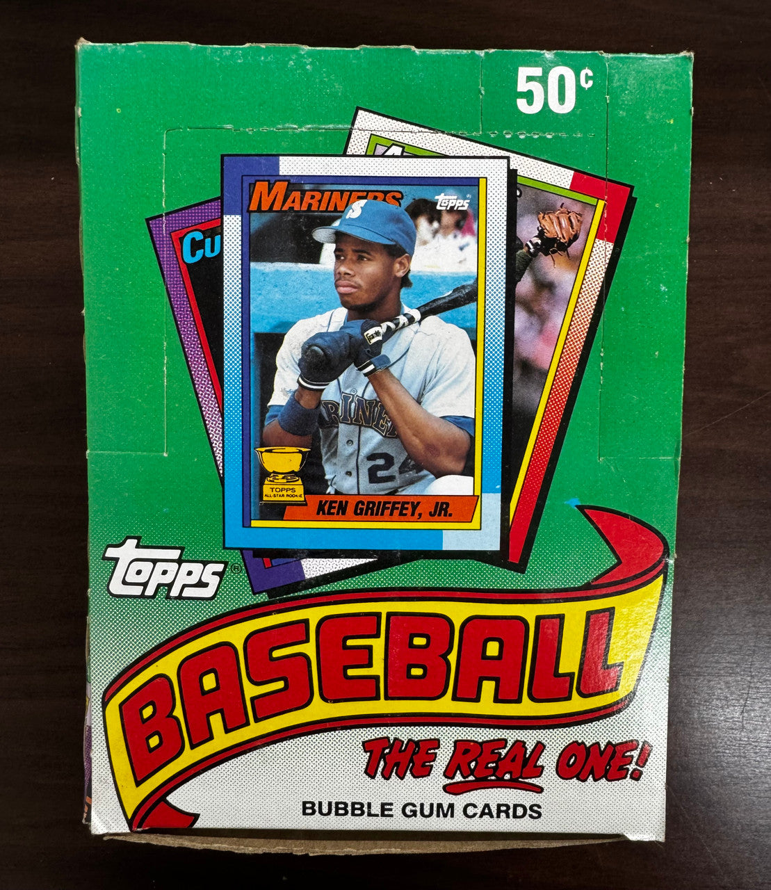 1990 Topps Baseball Wax Box 36 Factory Sealed Packs