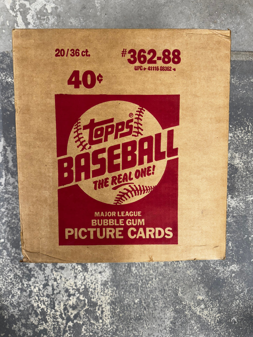 1988 Topps Baseball Wax Case Factory Sealed