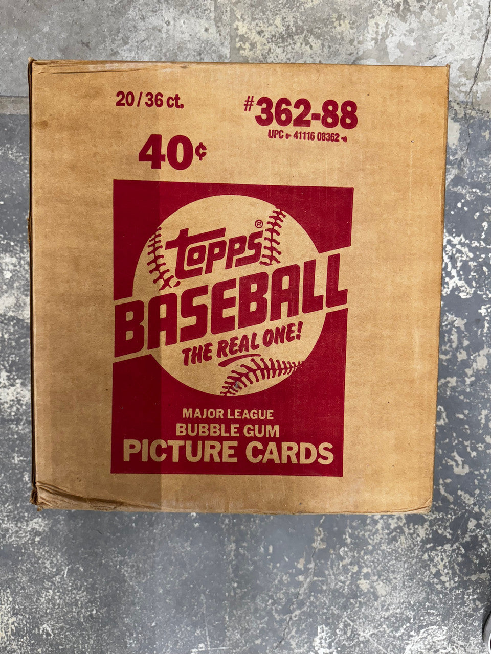 1988 Topps Baseball Wax Case Factory Sealed