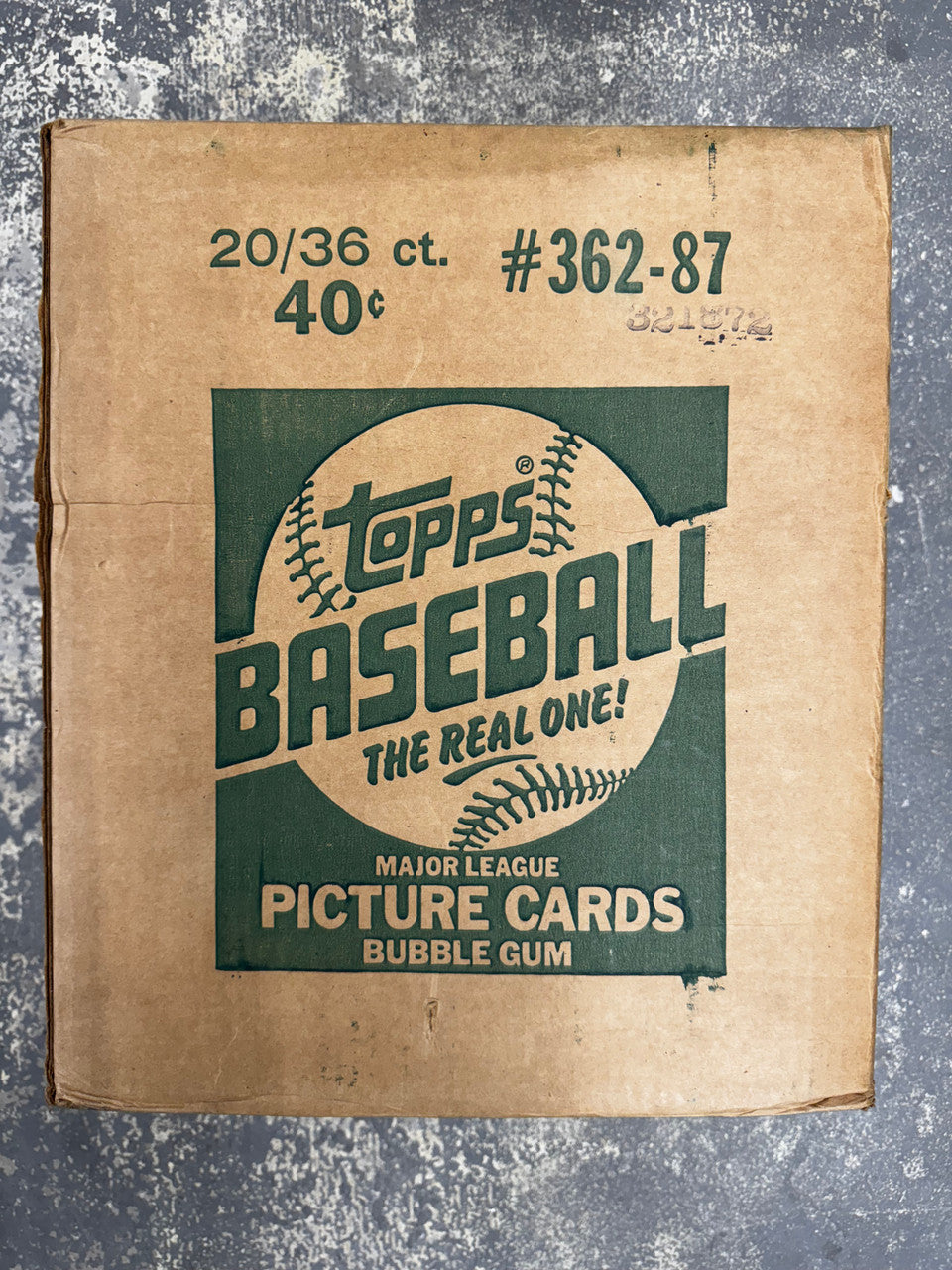 1987 Topps Baseball Wax Case Factory Sealed