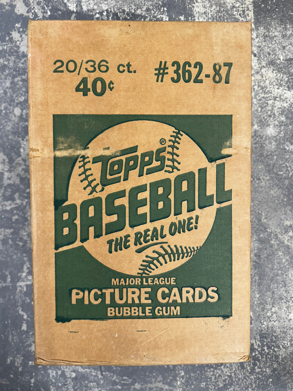 1987 Topps Baseball Wax Case Factory Sealed