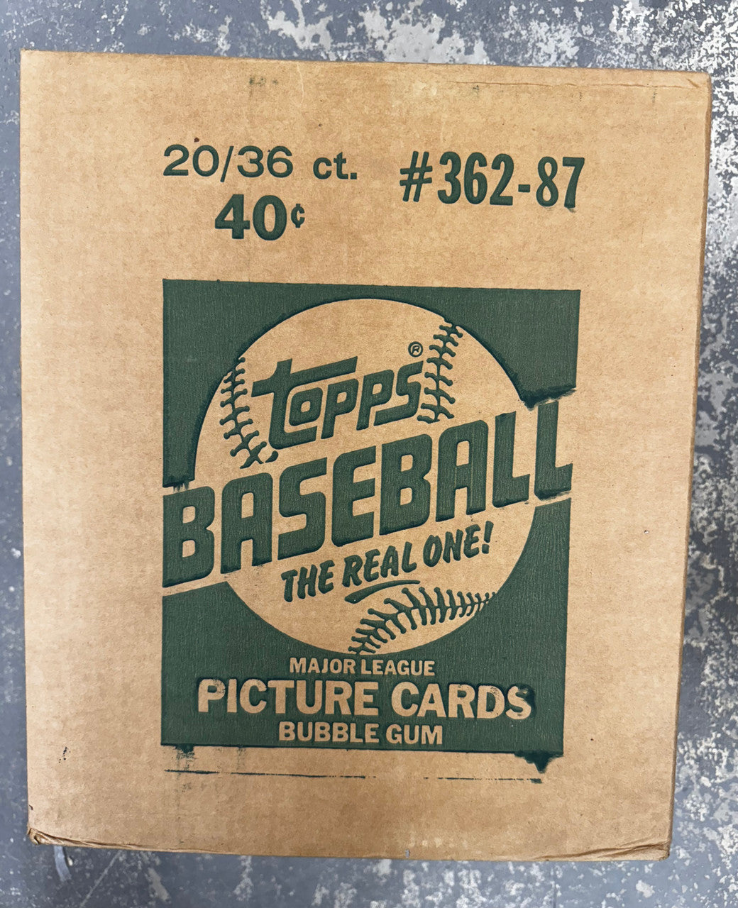 1987 Topps Baseball Wax Case Factory Sealed